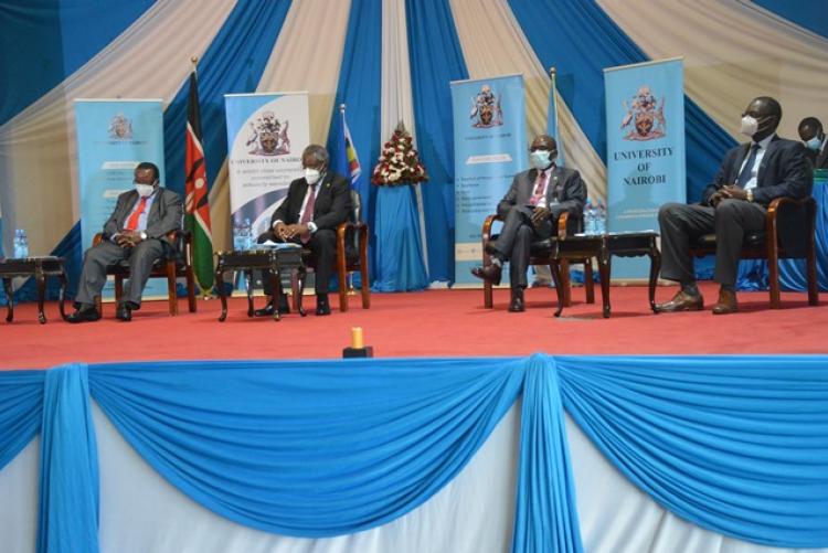 UoN Management following the proceedings of the PC Awards ceremony 