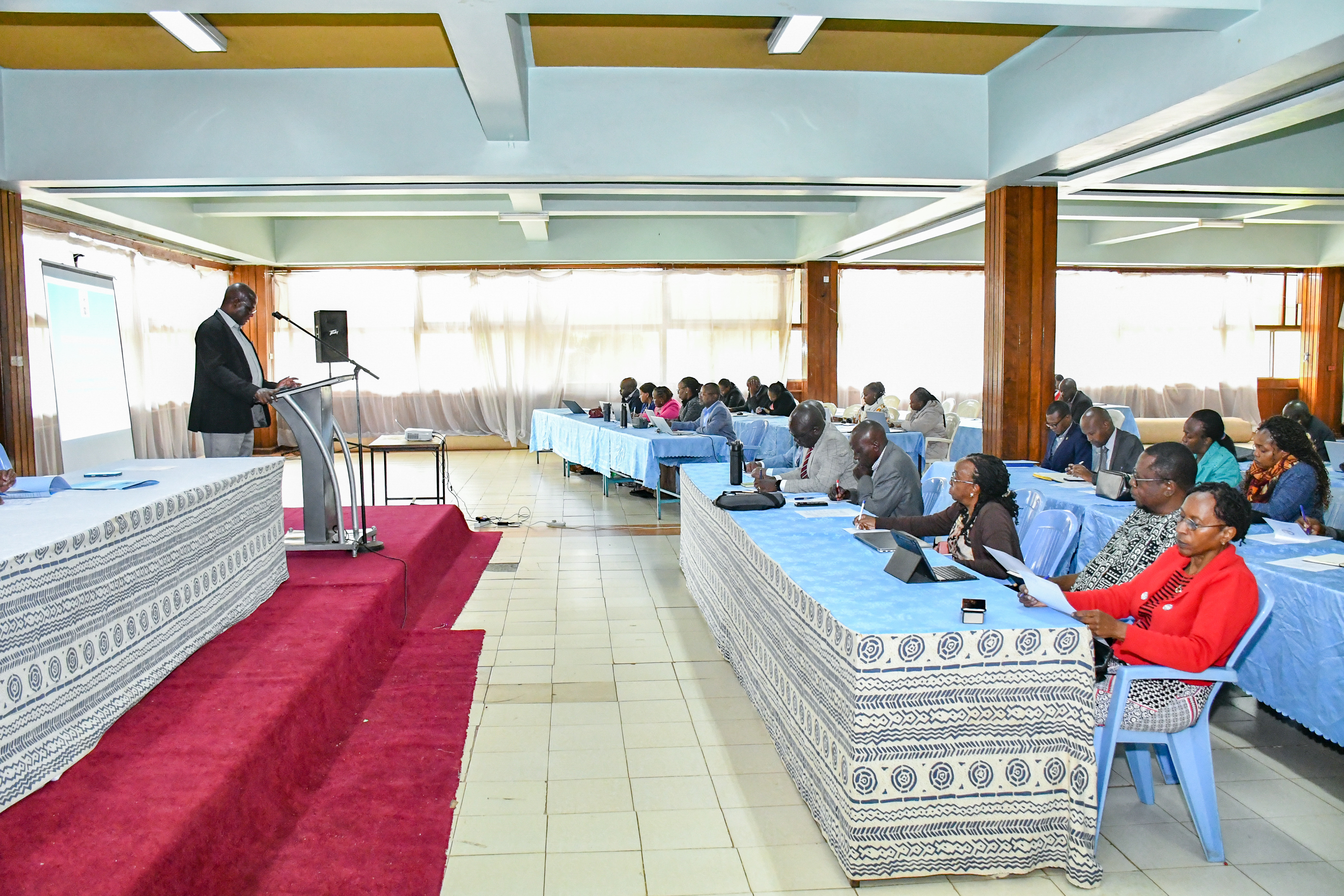 The DVC FPD gives his remarks during the Risk Management Workshop