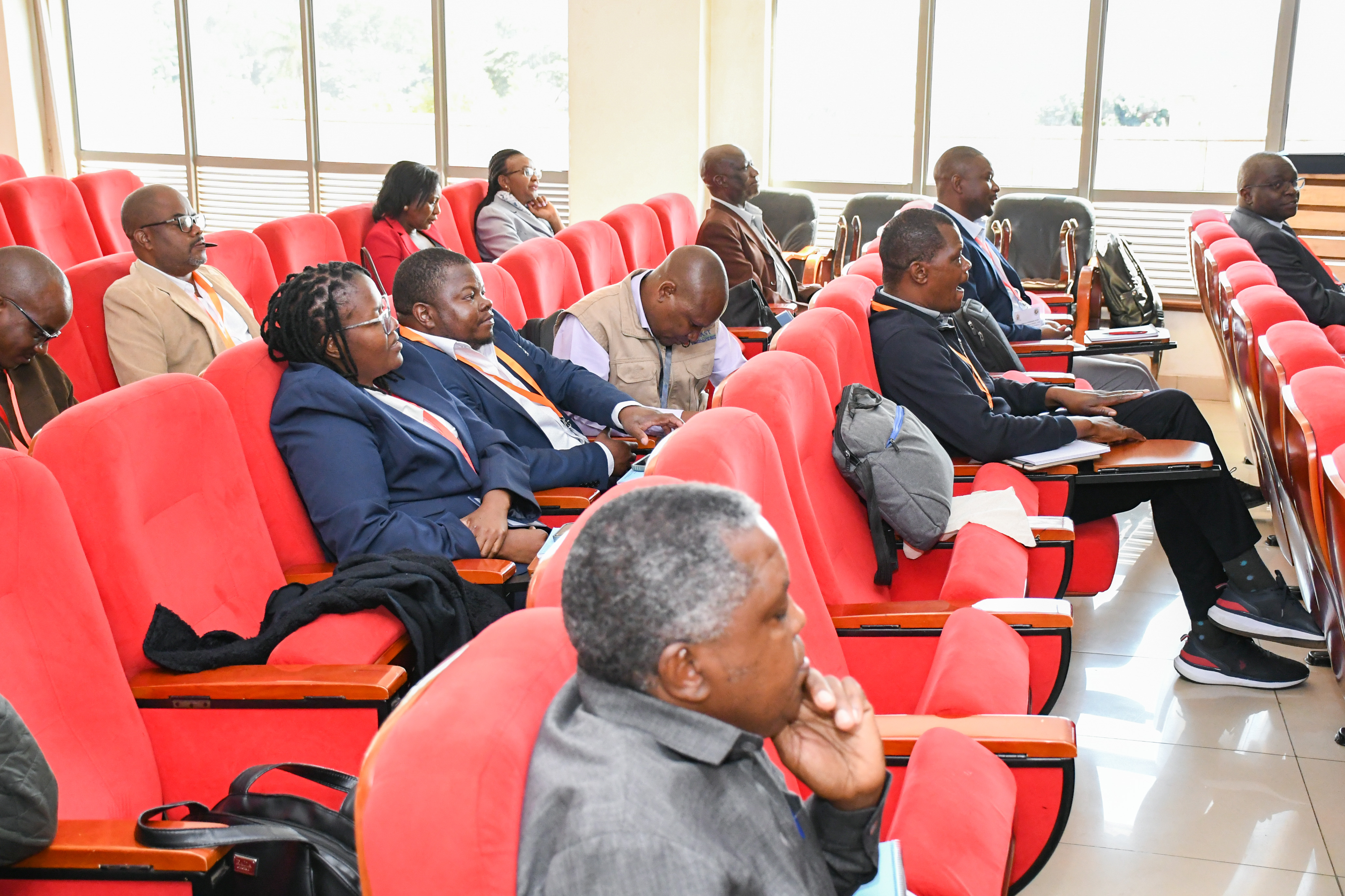 Participants follow the DVC FPD gives remarks at PASCL