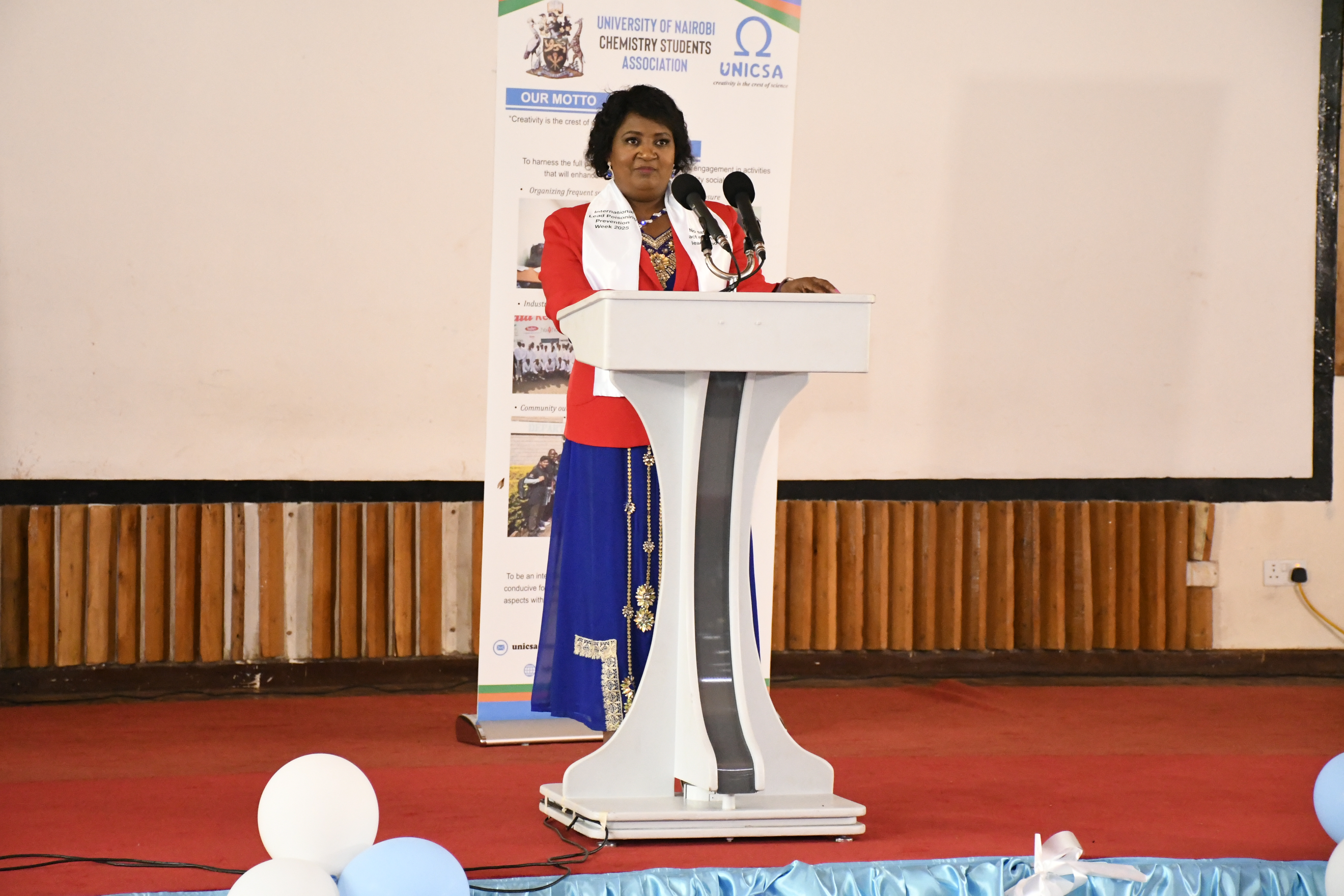 HE Dr Joyce Kithure delivers her remarks