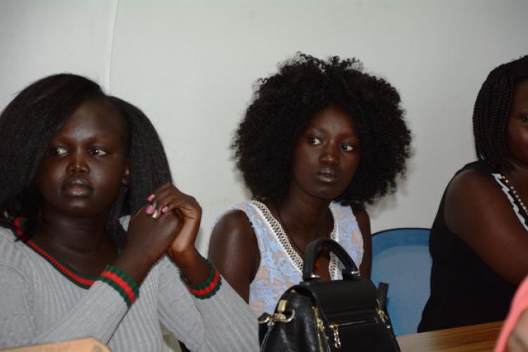 Refugee students who benefit from scholarship 