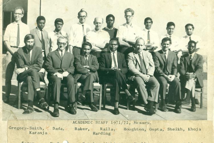 Academic staff 1971