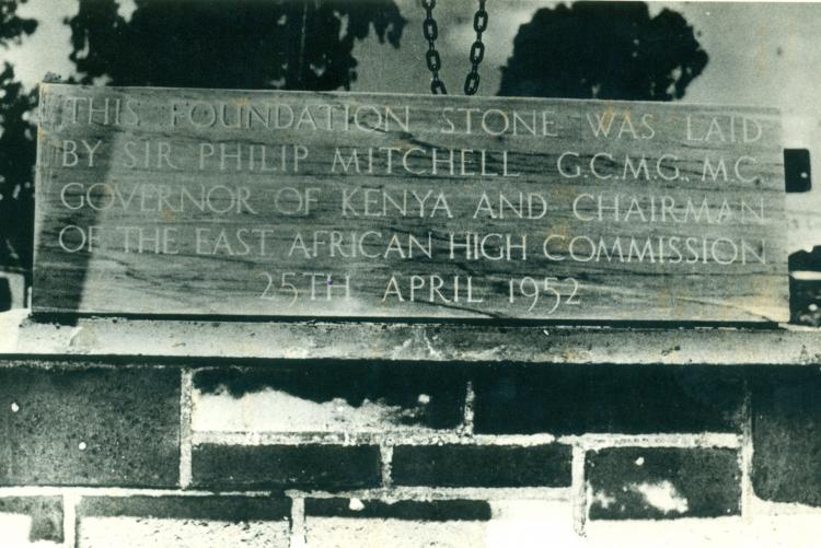 Foundation stone 1952