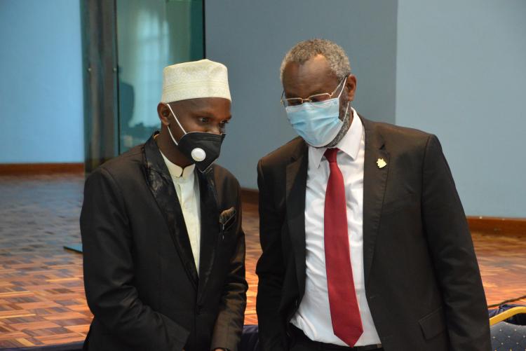 VC Prof. Kiama with UoN Sheikh