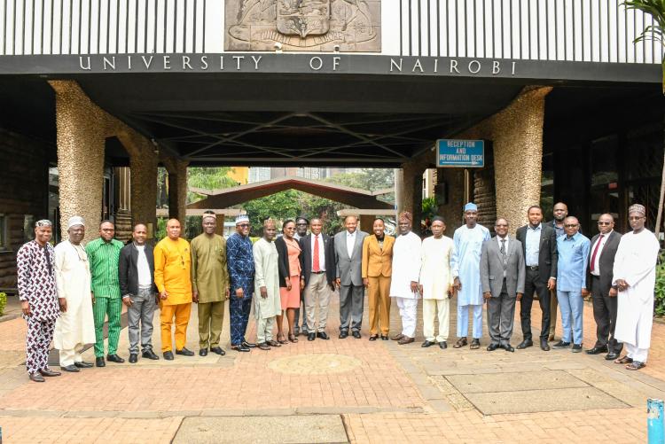 DVC FPD with Heads of Internal Audit of Nigerian Universities