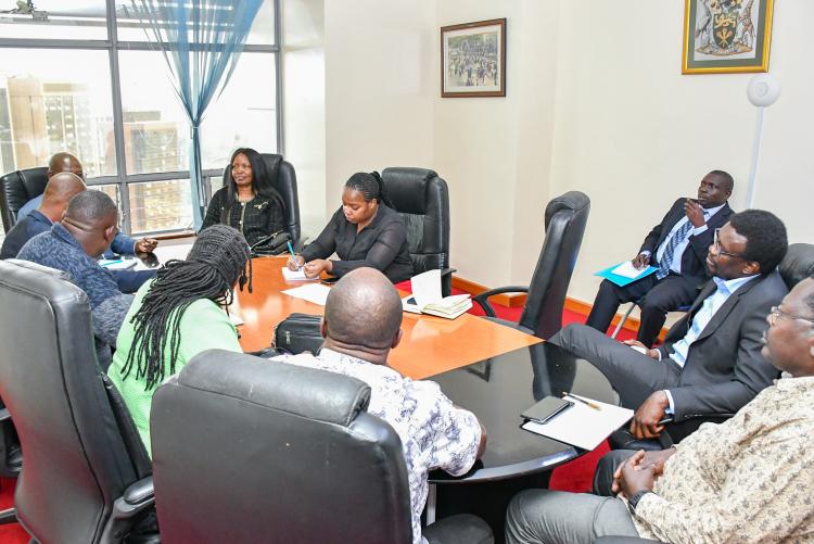 Courtesy Call by UASU to the DVC FPD and HRA