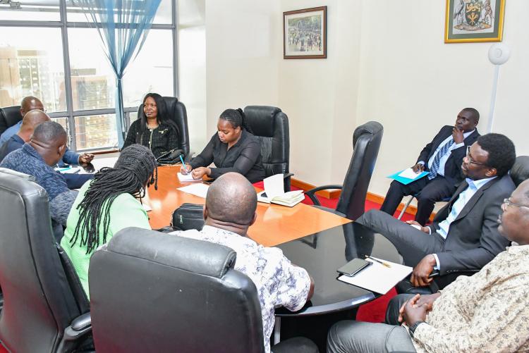 Courtesy Call by UASU to the DVC FPD and HRA