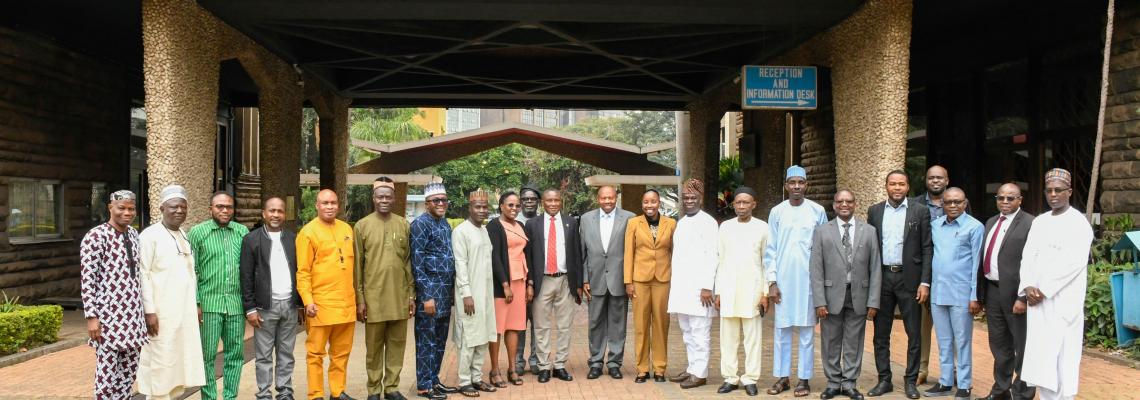 DVC FPD with Heads of Internal Audit from Nigerian Universities.