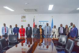 UoN management with a delegation from Instituto Superior Politécnico Ndunduma (ISPN)