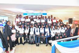 Inaugural cohort of the UoN Youth Entrepreneurship Incubation Programme during the graduation ceremony